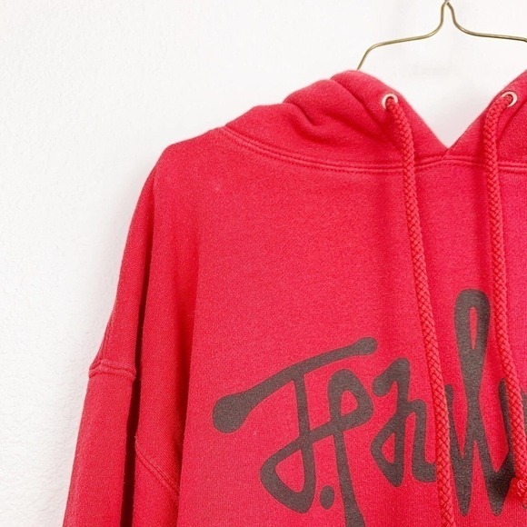 JAKE Paul Paulers Now & Forever Red White Drawstring Hoodie Sweatshirt Medium - Picture 2 of 5